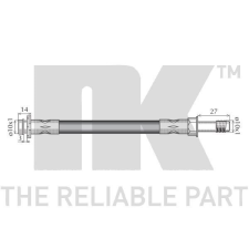 NK Fékcső NK 8525146 fékmunkahenger