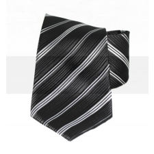  NM classic nyakkendő - Fekete--ezüst csíkos nyakkendő
