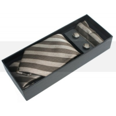  NM nyakkendő szett - Barna csíkos