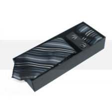  NM nyakkendő szett - Szürke csíkos nyakkendő