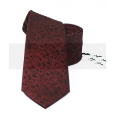  NM slim nyakkendő - Bordó mintás nyakkendő