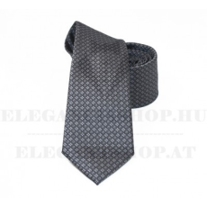 NM slim szövött nyakkendő - Fekete aprómintás
