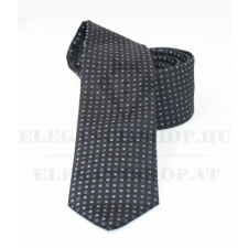  NM slim szövött nyakkendő - Fekete aprómintás nyakkendő