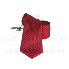  NM slim szövött nyakkendő - Meggypiros nyakkendő