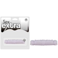 NMC Sex Extra Love Rope - pamut kötöző - 3000 cm (fehér) bilincs, kötöző
