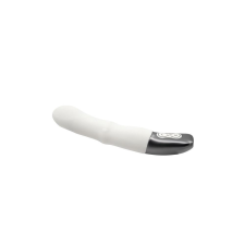 NMC Titanz 7" silicone rechargeable vibrator in ivory white vibrátorok