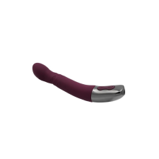 NMC Titanz 8" silicone rechargeable vibrator in rubine red vibrátorok