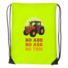 No ABS No ASR No THM - Sport táska sárga tornazsák