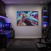  No Game No Life Jibril fegyverrel és szárnyakkal vászonkép