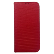 NO NAME Etui Smart mágneses könyvtok Xiaomi 12C piros tok és táska