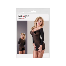 NO:XQSE - Hosszúujjú, áttetsző harisnyaruha - fekete (S-L) body