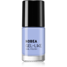 NOBEA Day-to-Day Gel-like Nail Polish körömlakk géles hatással árnyalat Sky blue #N44 6 ml körömlakk