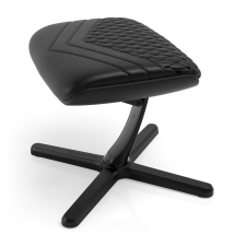 Noblechairs Footrest 2 Valódi Bőr lábtartó - Fekete bútor
