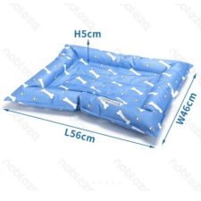 Nobleza | hűsítőmatrac csont mintával - 56*46*5cm szállítóbox, fekhely kutyáknak