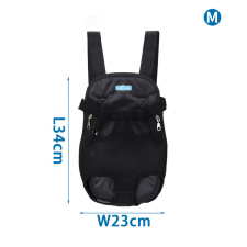 Nobleza kutyahordozó kenguru kistestű kutyák részére M 34x23cm FEKETE (40551) szállítóbox, fekhely kutyáknak