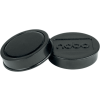 NOBO Fehértábla mágnes 10db, 38mm átmérő, fekete (1915312)