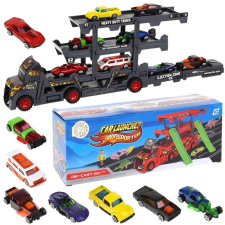 Nobo Kids Autó szállító kamion + 8 autó autópálya és játékautó
