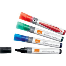 NOBO Liquid Ink Whiteboard Pens Chisel Tip, vegyes színek - 10 db a csomagban filctoll, marker