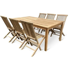 Noela CLASIC II. 1+6 garnitúra, teak kerti bútor