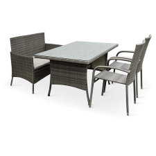 Noela HAITI PREMIUM II. 1+2+1 rattan kerti bútorkészlet kerti bútor