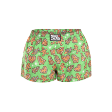  női bő szárú boxeralsók Styx art klasszikus gumipánt karácsonyi mézeskalács (K1753) XL