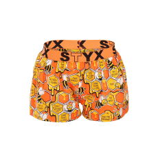  Női bő szárú boxeralsók Styx art sportos gumipánt méhek (T1654) L