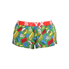 Női bő szárú boxeralsók Styx art sportos gumipánt szett (T1257) XL női alsó