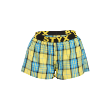  Női bő szárú boxeralsók Styx sportos gumipánt többszínű (T1002) L női alsó