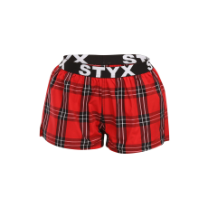  Női bő szárú boxeralsók Styx sportos gumipánt többszínű (T1003) M