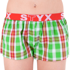 Női bő szárú boxeralsók Styx sportos gumipánt többszínű (T633) S női alsó