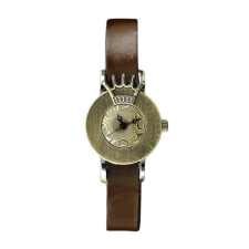 Női bőrszíjas karóra, barna Retro Punk 24 mm WR30 karóra