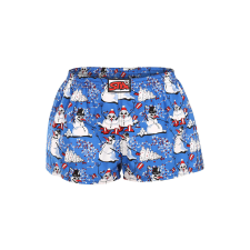  Női boxeralsó Styx art klasszikus gumi karácsonyi hóemberek (K1751) XXL női alsó