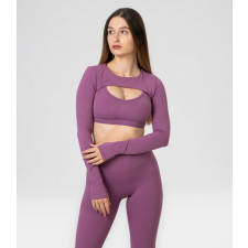 Női crop felső ujjú "Glide", lila - L női trikó