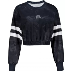  Női funkcionális kivágott pulóver prémium ALTISPORT VOJ/ALW096MI08 FEKETE méret: XXXL