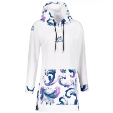  Női funkcionális pulóver prémium ALTISPORT VOJ/ALW065MI03 FEHÉR/LILA méret: XXXL női pulóver, kardigán