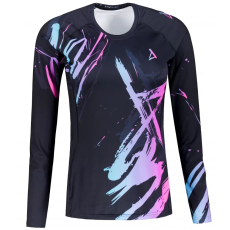  Női funkcionális T -piró hosszú ujjú prémiummal ALTISPORT VOJ/ALW074TR03 FEKETE -PINK méret: L