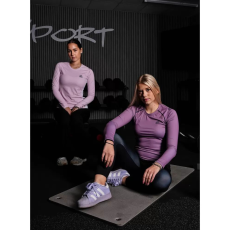  Női funkcionális T -piró hosszú ujjú prémiummal ALTISPORT VOJ/ALW078TR03 LILA méret: XL