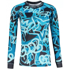  Női funkcionális termo t -póló hosszú ujjú prémium ALTISPORT VOJ/ALW054TER01 FEKETE -BLUE méret: XL