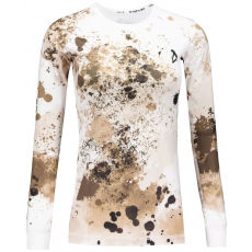  Női funkcionális termo t -póló hosszú ujjú prémium ALTISPORT VOJ/ALW055TER01 FEHÉR -BROWN méret: XL
