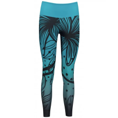  Női hosszú, prémium funkcionális leggings ALTISPORT VOJ/ALW045LEG01 SMARAGD/FEKETE méret: S