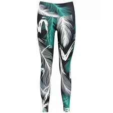 Női hosszú prémium leggings ALTISPORT VOJ/ALW001LEG01 FEKETE/TÜRKIZ méret: M női nadrág