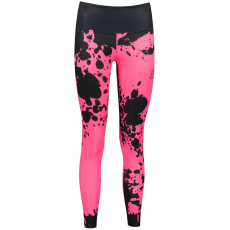  Női hosszú prémium leggings ALTISPORT VOJ/ALW012LEG01 FEKETE/FLUO RÓZSASZÍN méret: L