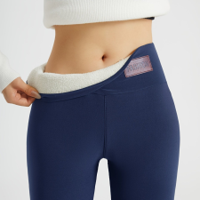 Női magas derekú polár bélésű leggings téli sportokhoz, fitneszhez és jógához női nadrág