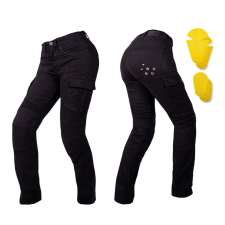  Női motoros farmernadrág W-TEC Komehana fekete 30/34 motoros nadrág