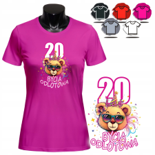 NŐI NYOMTATOTT PÓLÓ - DESIGN 28 ÉVES AJÁNDÉK - XS női póló