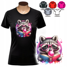 NŐI NYOMTATOTT PÓLÓ - MOSÓMEDVE MOSÓMEDVE RÁGÓGUMI DESIGN - XS női póló