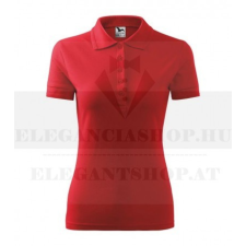  Női piké póló - Piros női póló