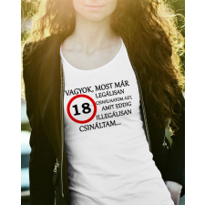  Női póló 18. szülinapra - Szülinapi ajándék női póló