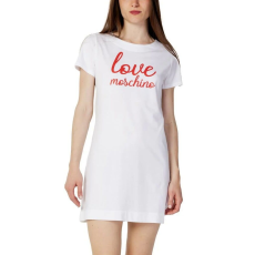  Női póló ruha Love Moschino W592927 XS INTL Fehér