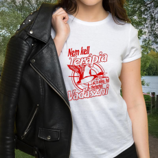  Női póló vadászoknak - Nem kell terápia